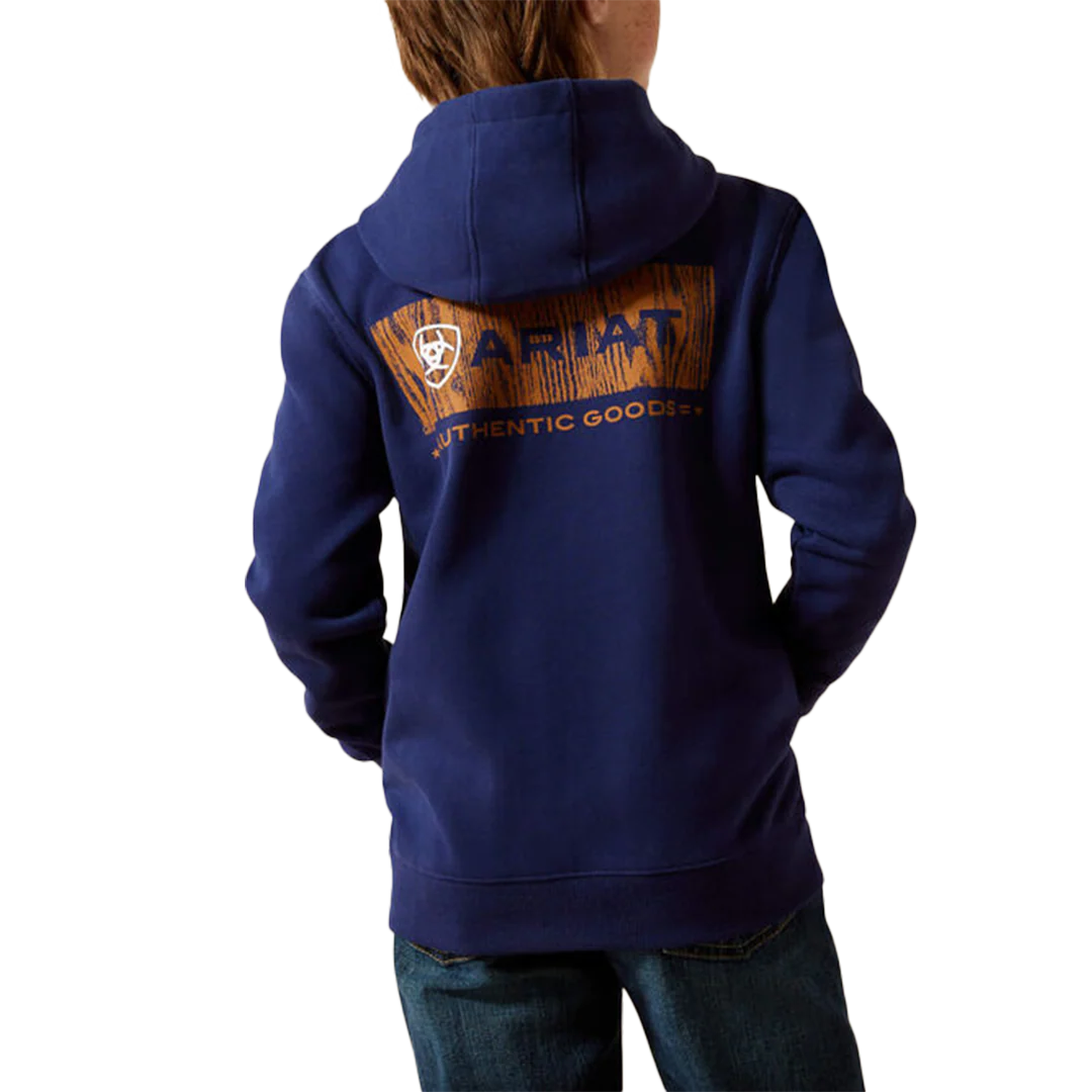 Ariat Boys' Woodshop Stack Hoodie
