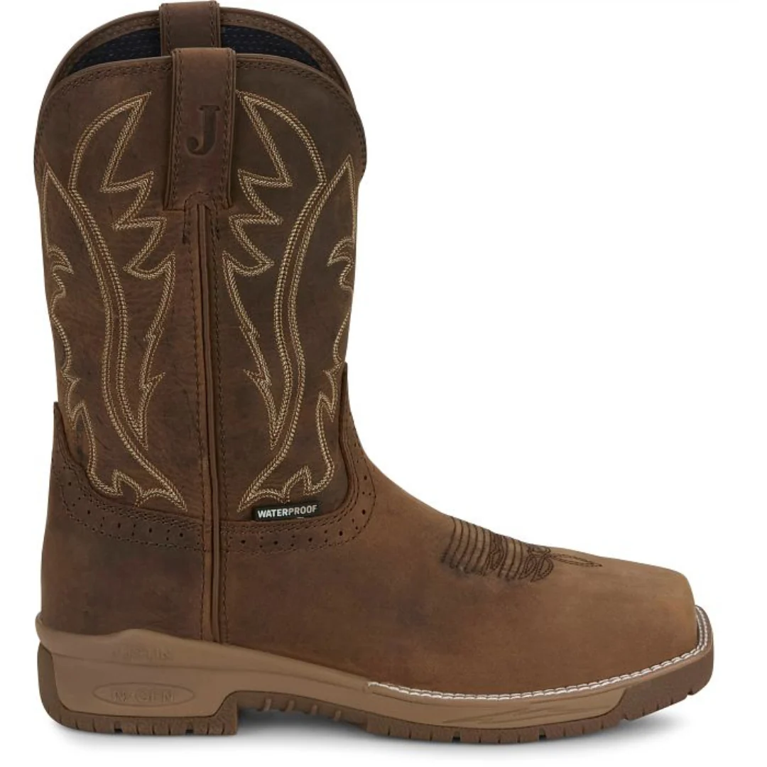 Justin Men's Nitread 11 Waterproof Cowboy Boots