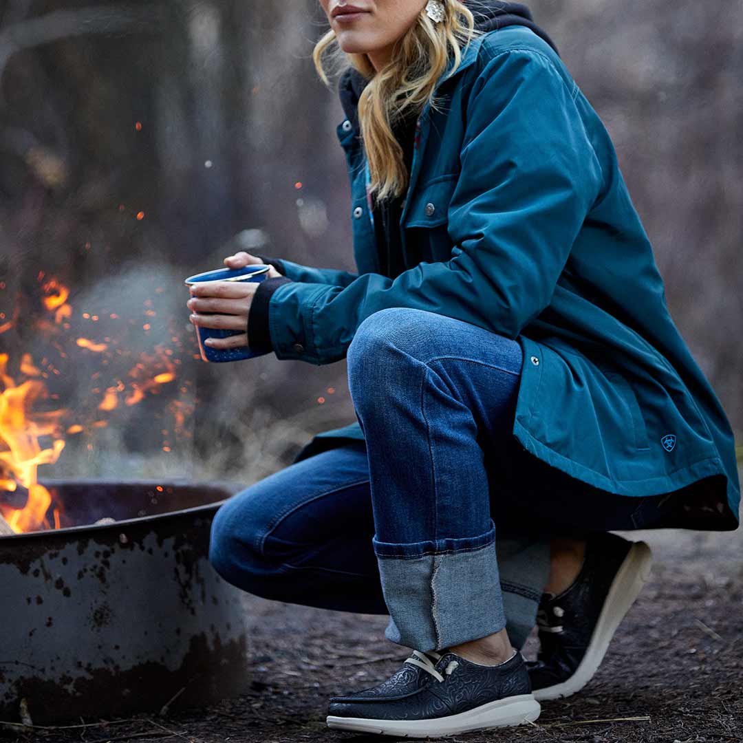 Ariat Women's Floral Embossed Hilo Casual Shoes