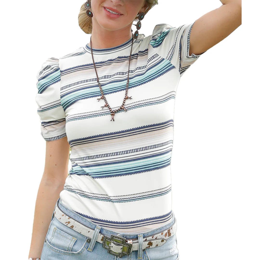 Cruel Denim Women's Southwestern Print T-Shirt