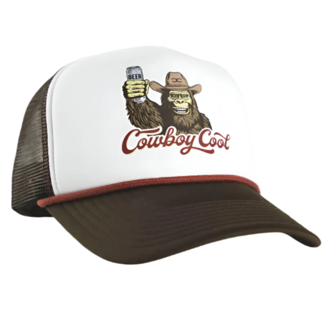 Cowboy Cool Men's Bigfoot Hoedown Foam Trucker Snap Back Cap