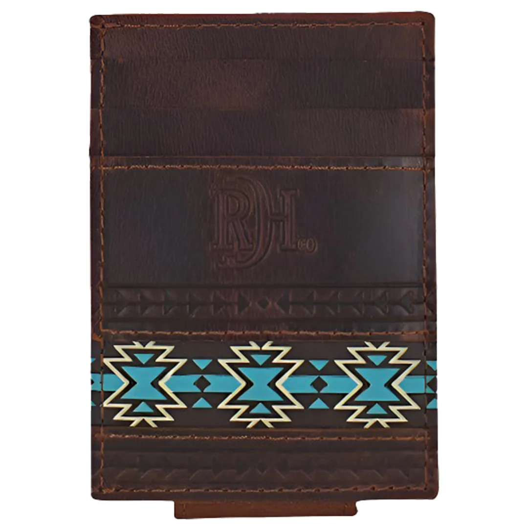 Red Dirt Hat Co. Chestnut Money Clip Card Case