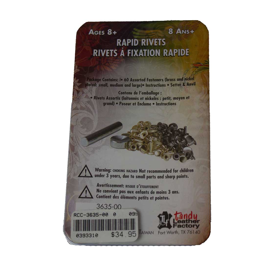 Tandy Leather Easy-To-Do Rivets & Setter