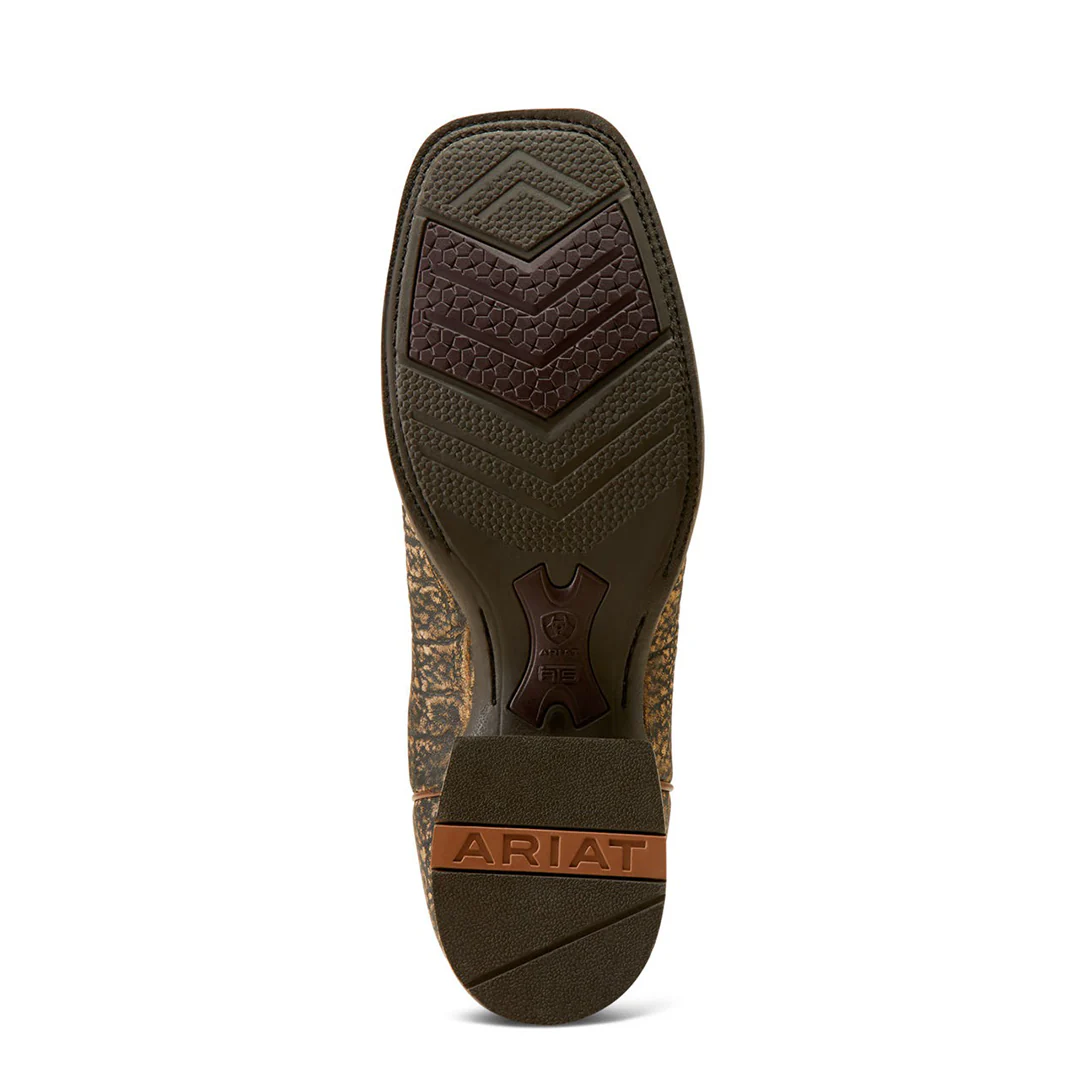 Ariat Men's Cattle Call Muddy Elephant Print Cowboy Boots