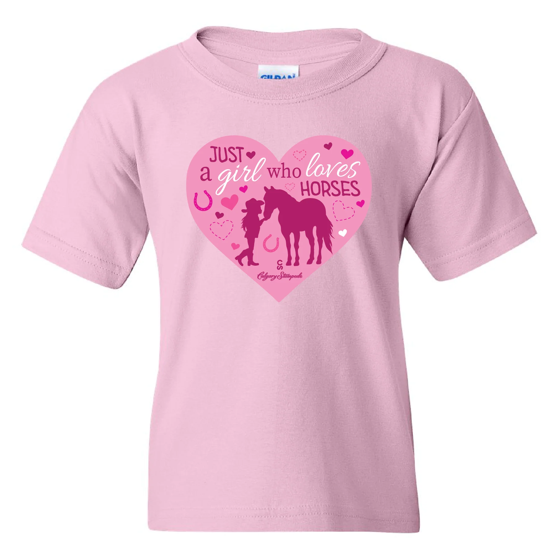 Calgary Stampede Girls' Who Loves Horses T-Shirt