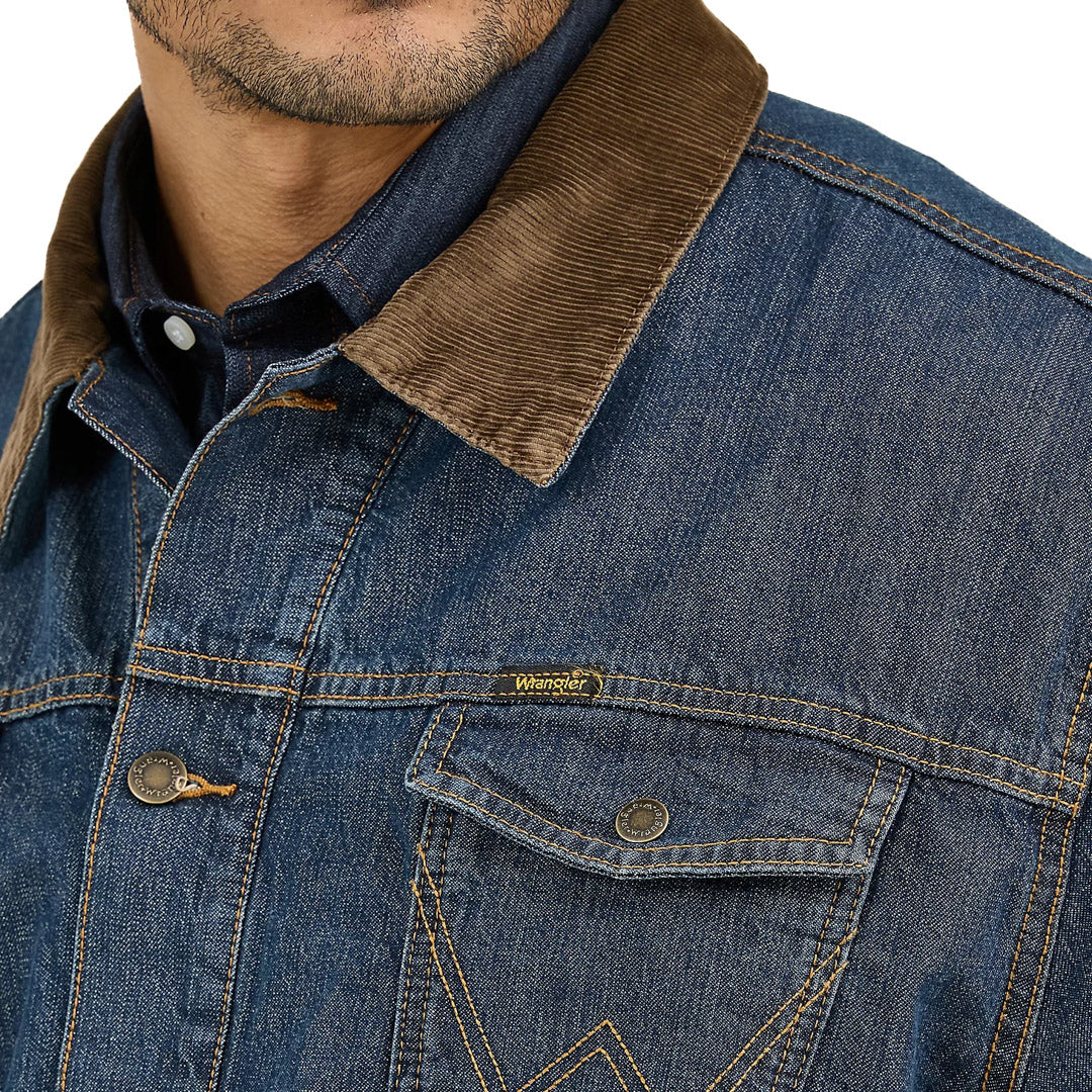 Wrangler Men's Blanket Lined Denim Jacket