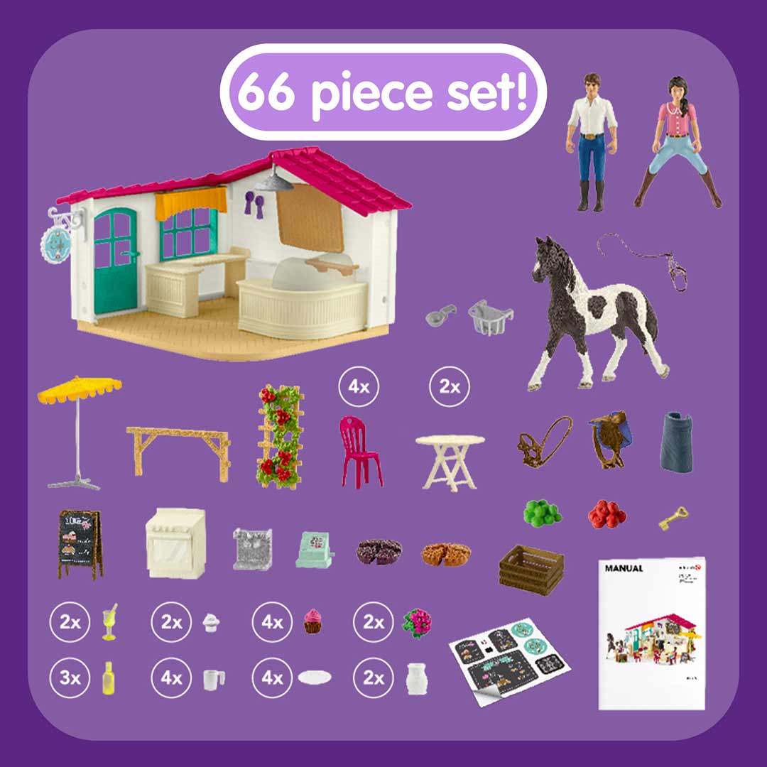 Schleich Rider Café Toy Set