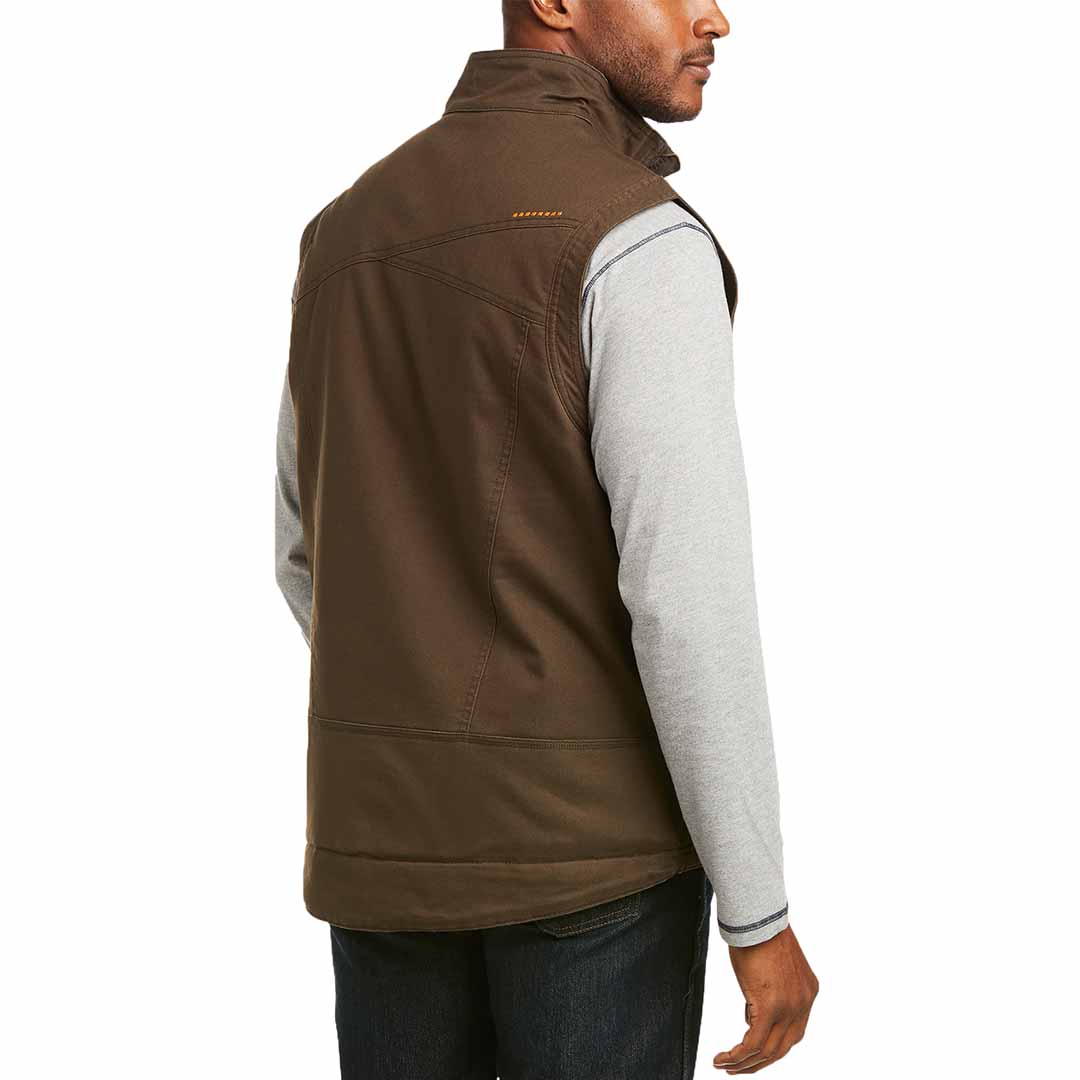 Ariat Men's Rebar Washed DuraCanvas Insulated Vest