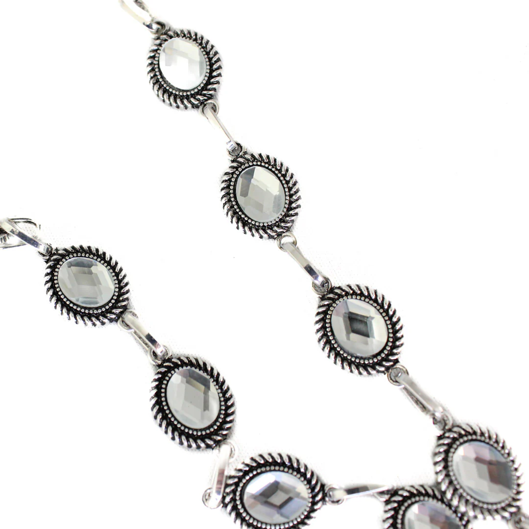 West & Co Jewelry Crystal Y Necklace