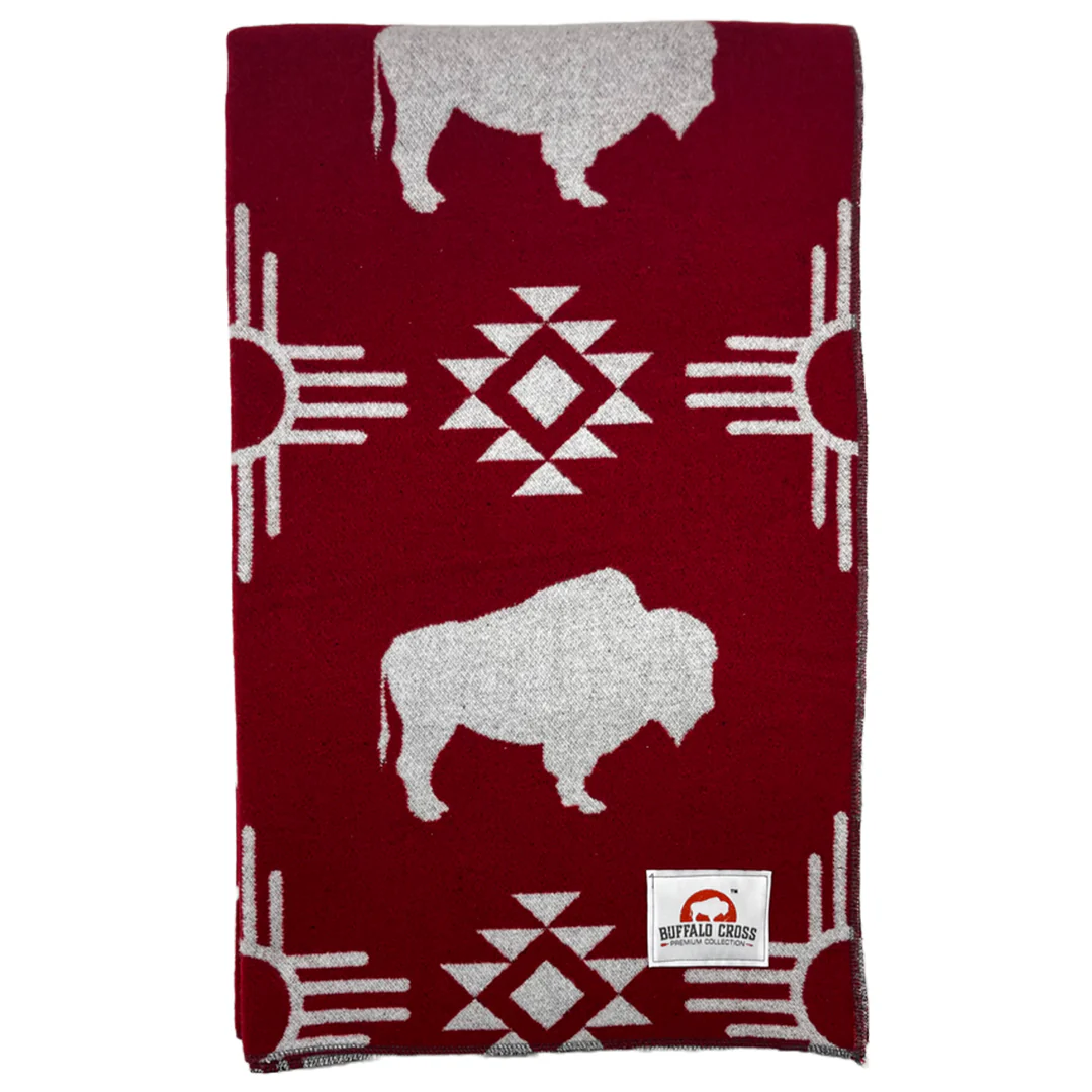 Western Varieties Buffalo Cross Premium Throw Blanket