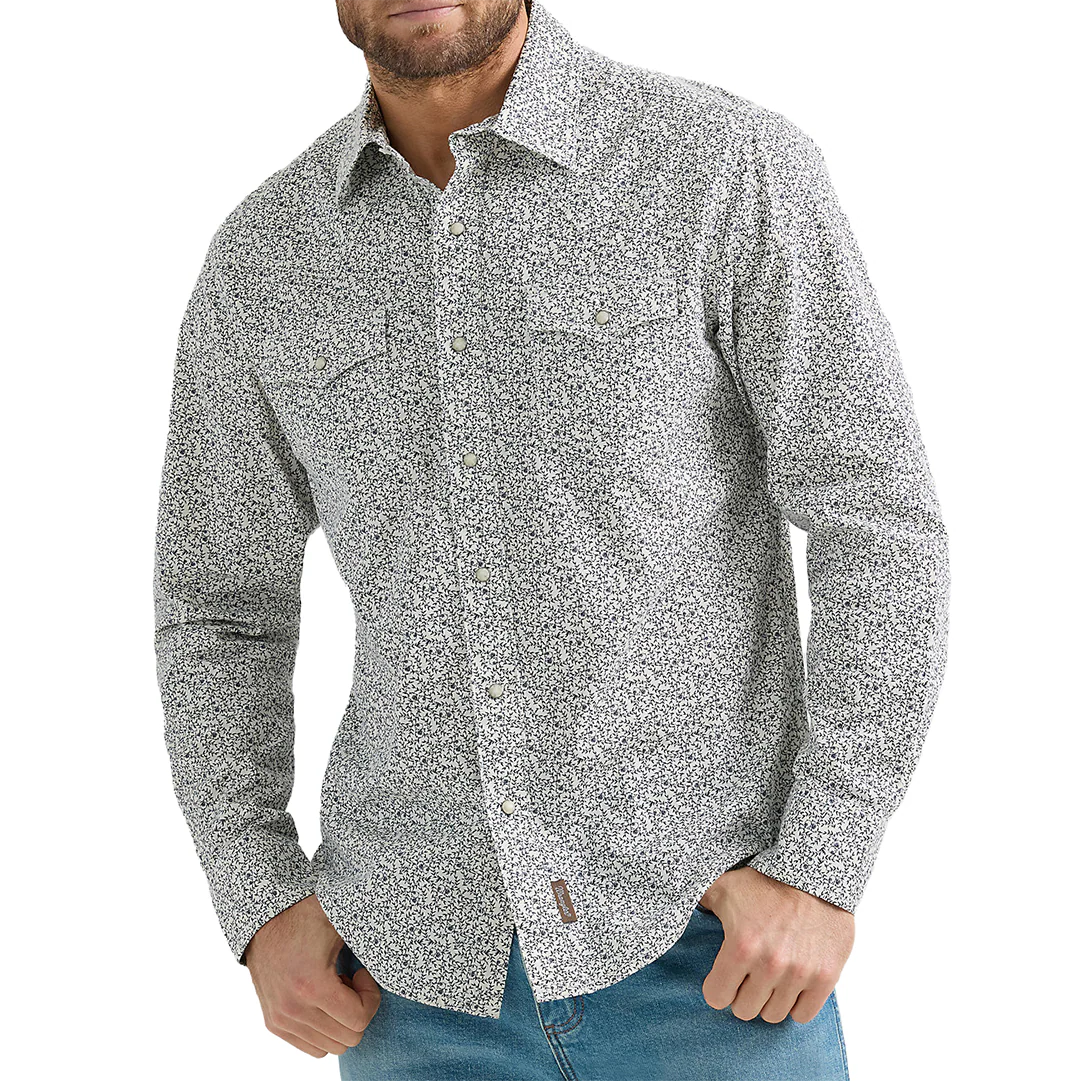 Wrangler Men's Retro Long Sleeve Snap Shirt