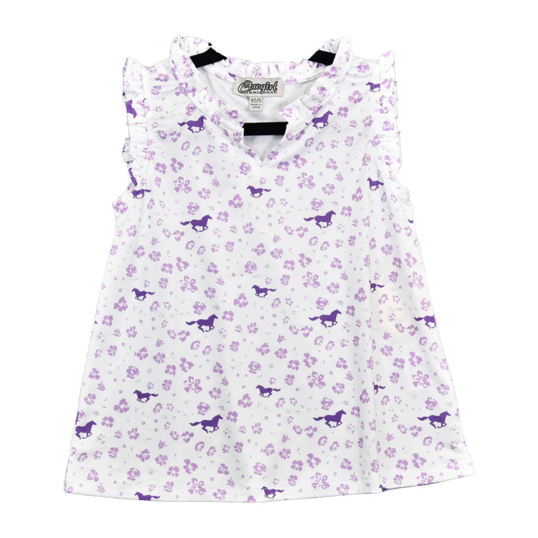 Cowgirl Hardware Toddler Girls' Floral Tank