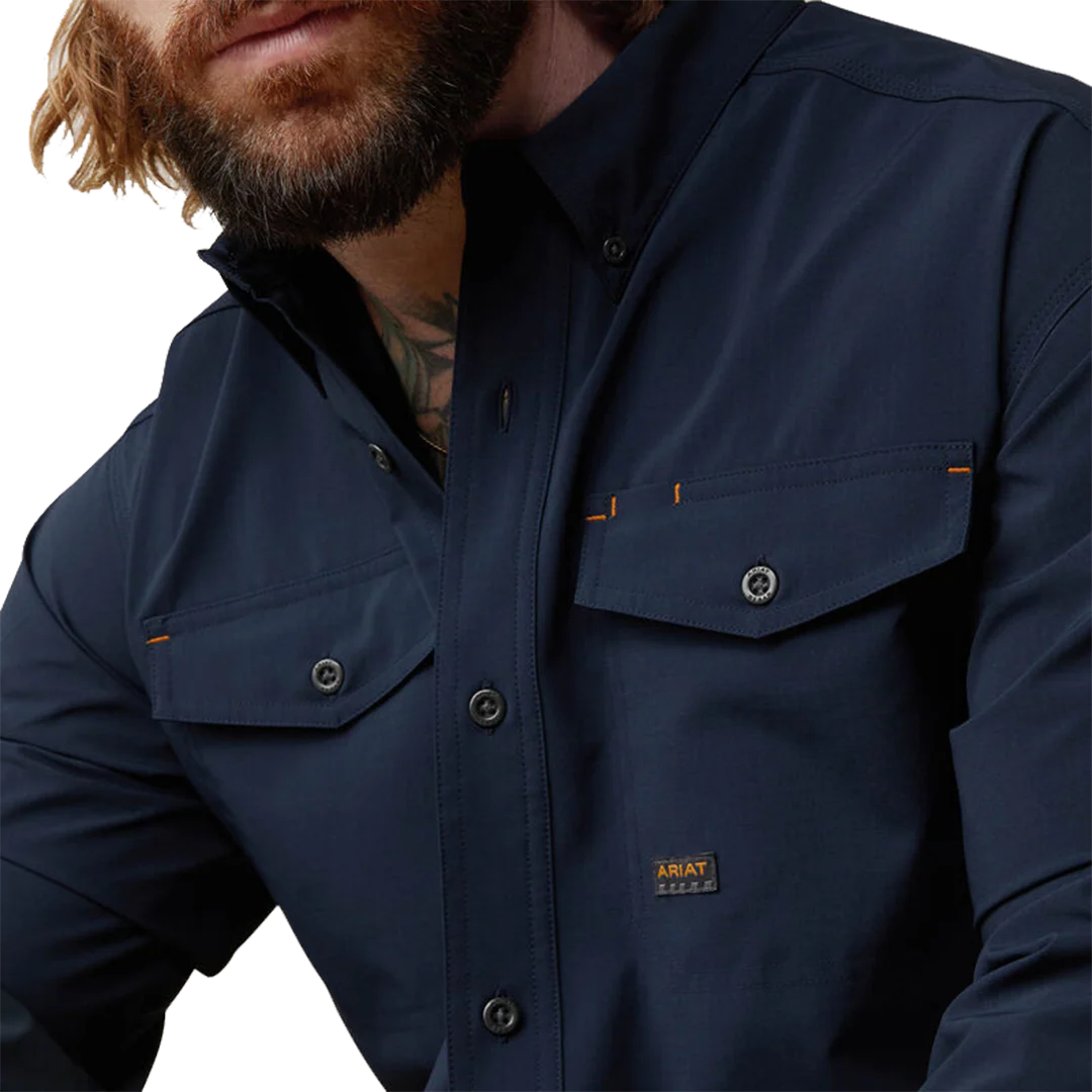 Ariat Men's Rebar Made Tough VentTEK DuraStretch Long Sleeve Shirt