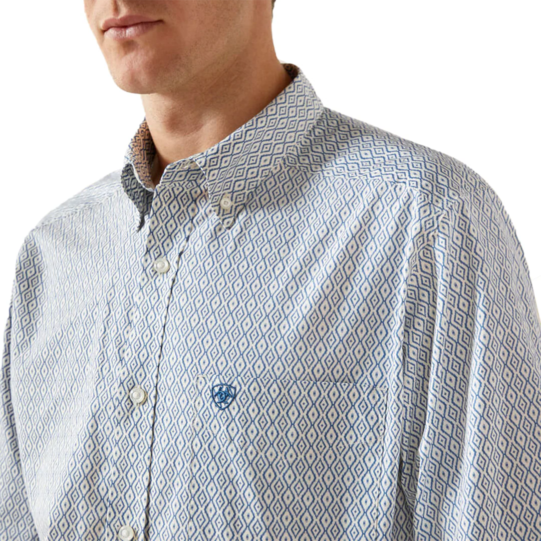 Ariat Men's Santos Fitted Long Sleeve Button Shirt