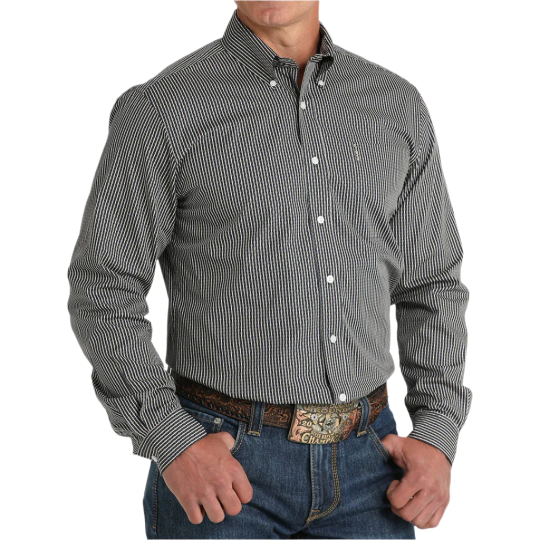 Cinch Men's Modern Fit Long Sleeve Button-Down Shirt