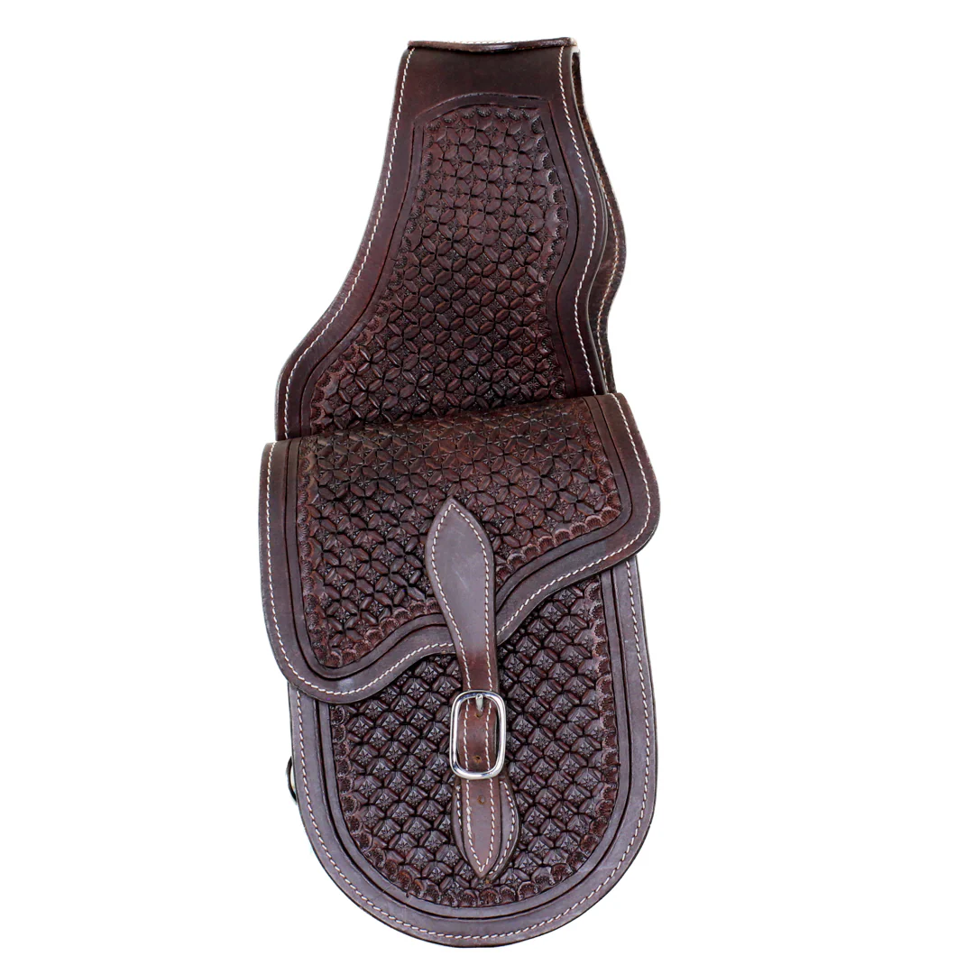 True North Trading Tooled Saddle Bags