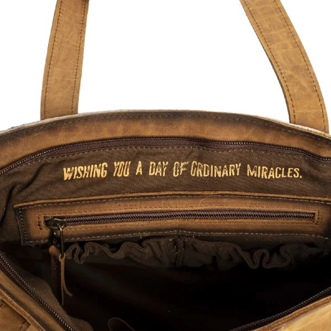 STS Ranchwear Women's Roswell Cowhide Small Tote Bag