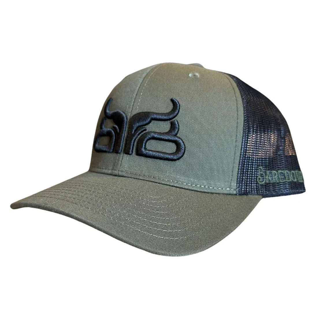 Baredown Brand Unisex Black Logo Cap