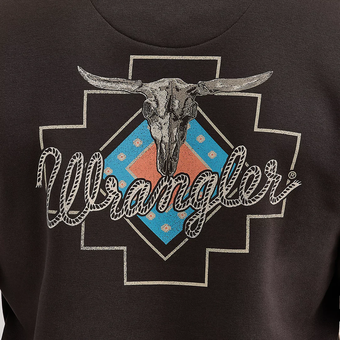 Wrangler Men's Graphic Long Sleeve Pullover