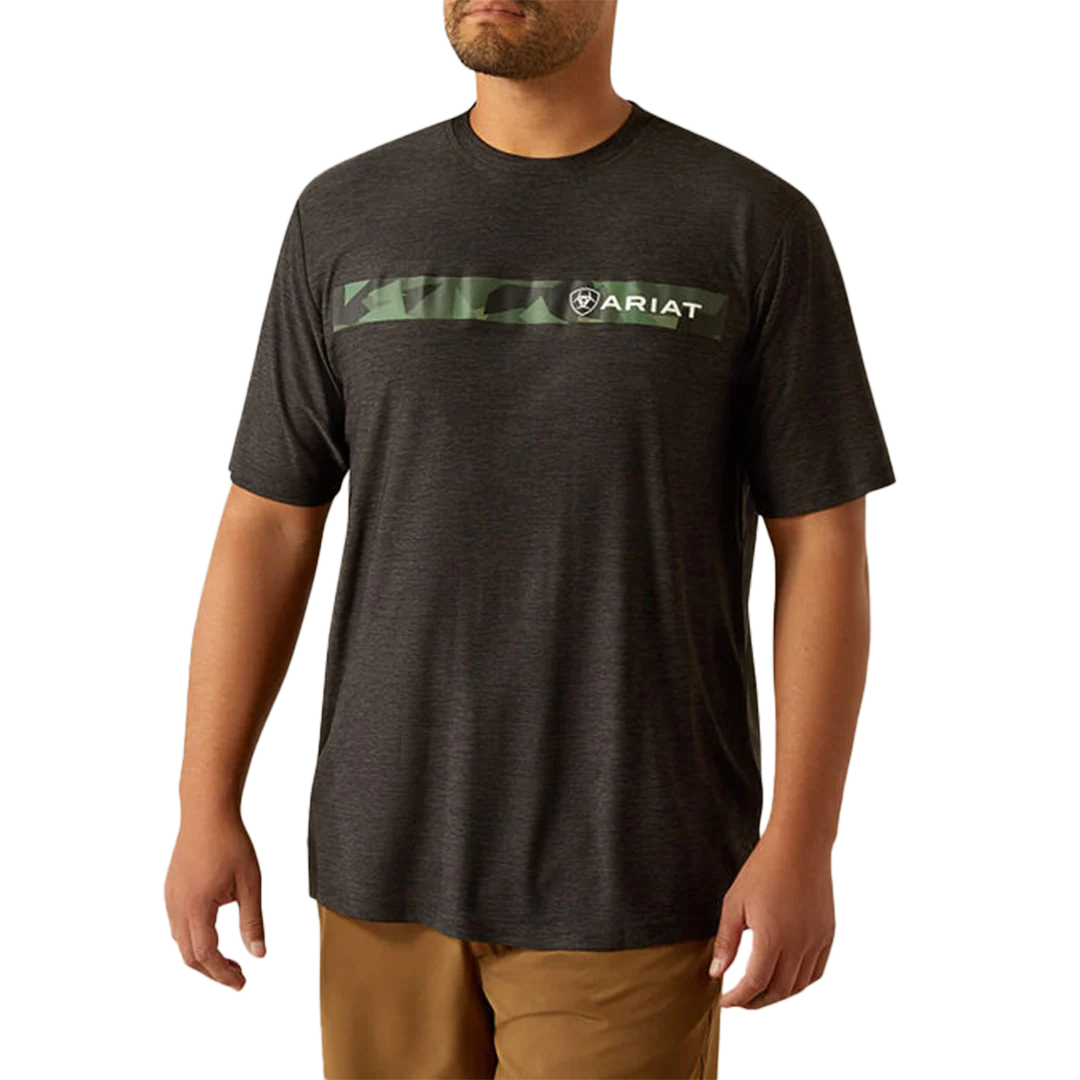 Ariat Men's Chest Camo Stripe Charger T-Shirt