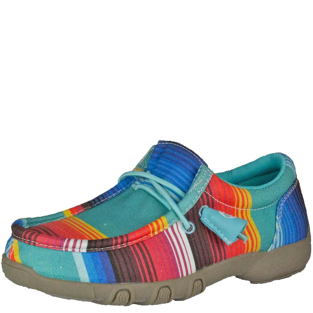 Roper Girls' Serape Print Slip-On Shoes