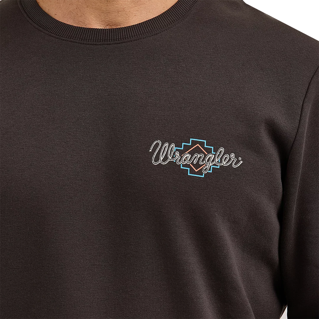 Wrangler Men's Graphic Long Sleeve Pullover