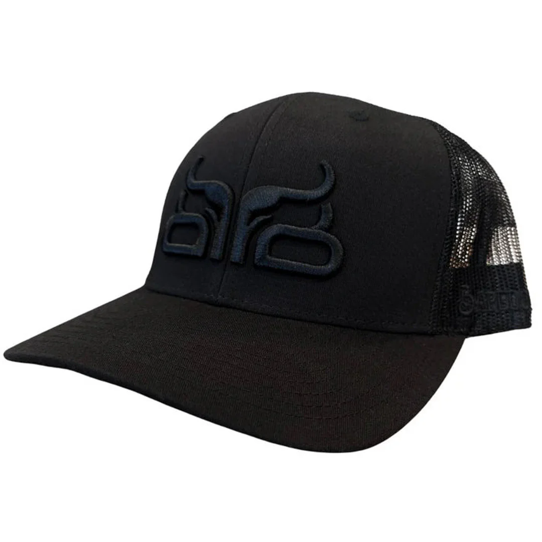 Baredown Brand Unisex Black Logo Cap
