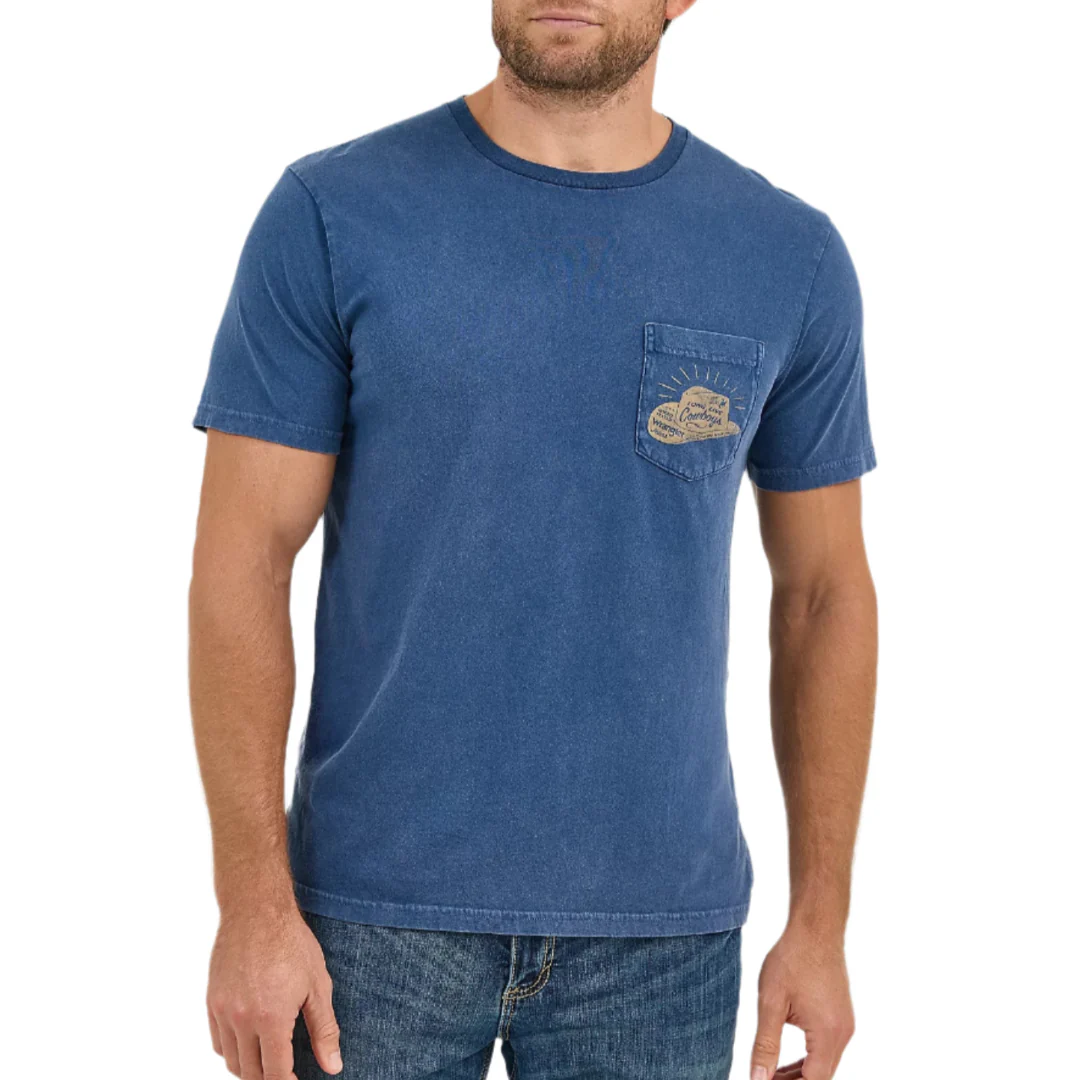 Wrangler Men's Back Graphic Pocket T-Shirt