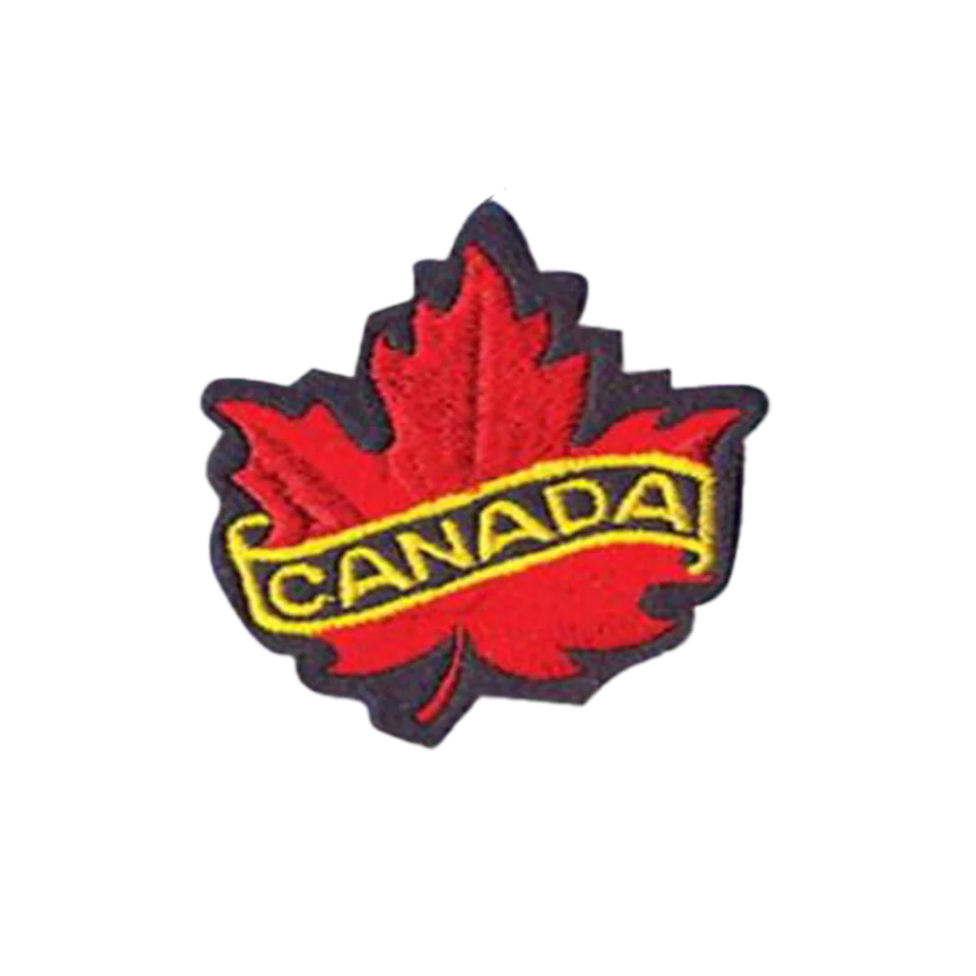 Postcard Souvenirs Patch Maple Leaf