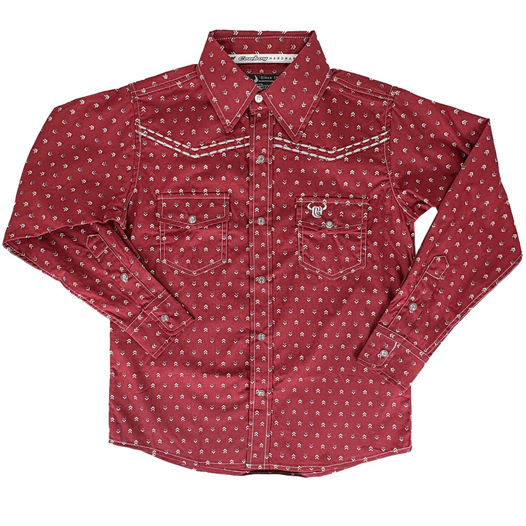 Cowboy Hardware Boys' Aztec Snap Shirt