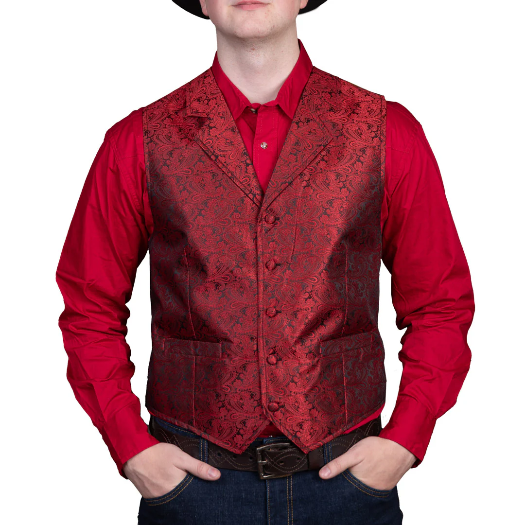 Scully Men's RangeWear Paisley Vest