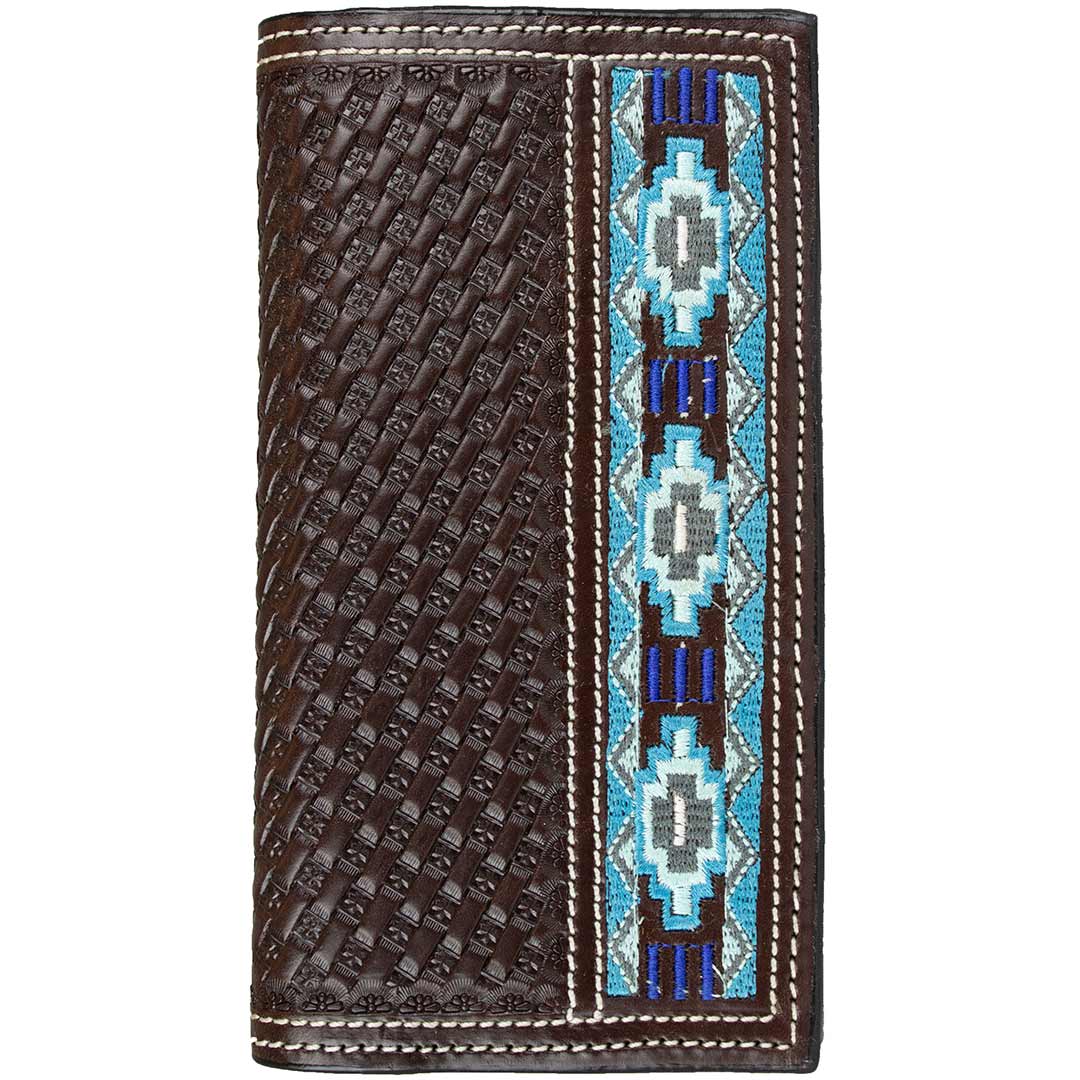 Ranger Belt Co. Men's Basket weave Aztec Rodeo Wallet