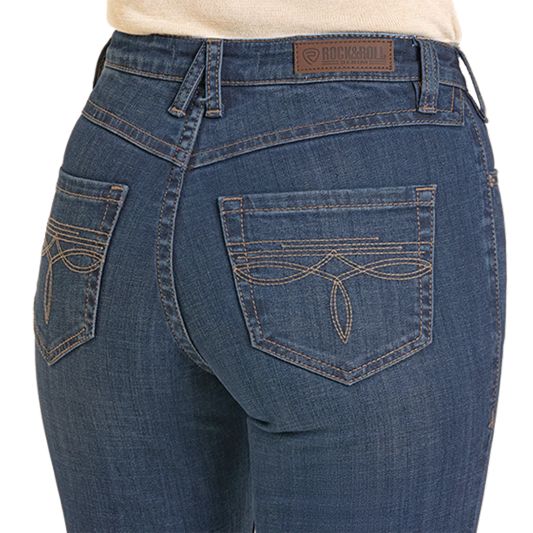 Rock & Roll Denim Women's Boot Stitch Trousers Jeans