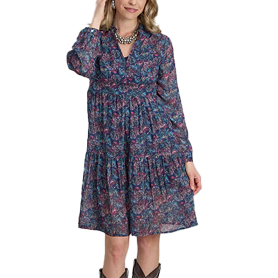 Roper Women's Pretty Peasant Floral Dress