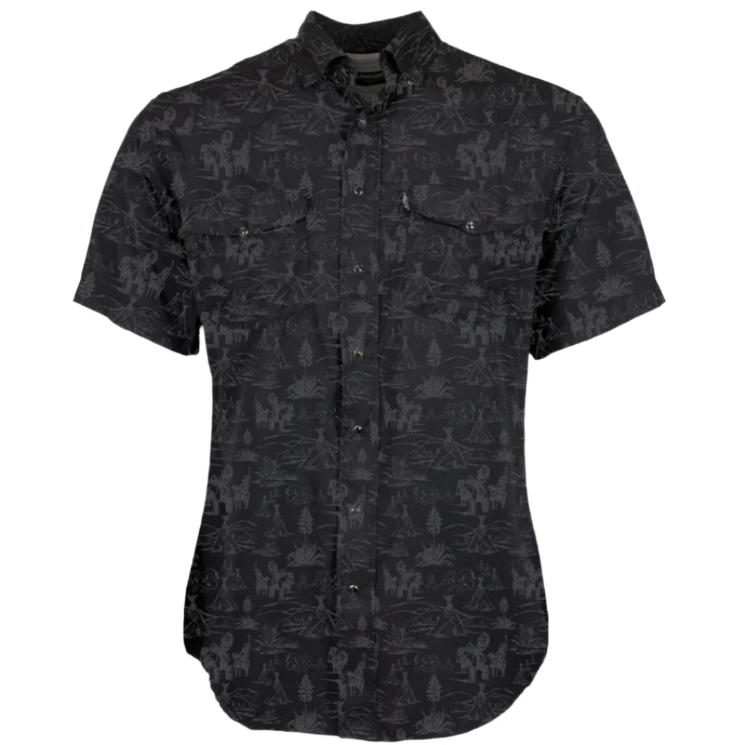 Hooey Brands Men's Sol Short Sleeve Snap Shirt
