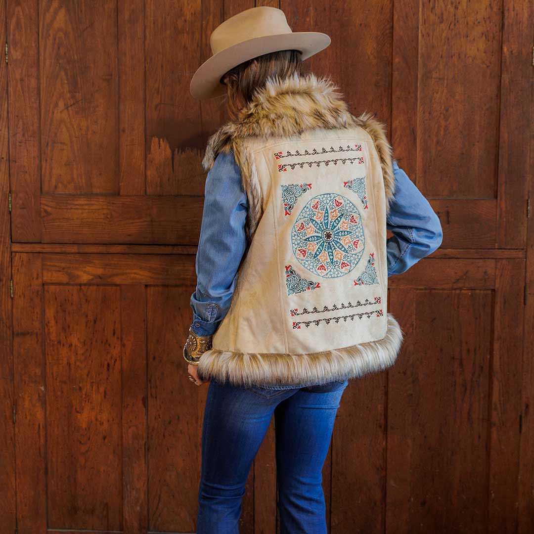 Tasha Polizzi Women's Chateau Embroidered Vest