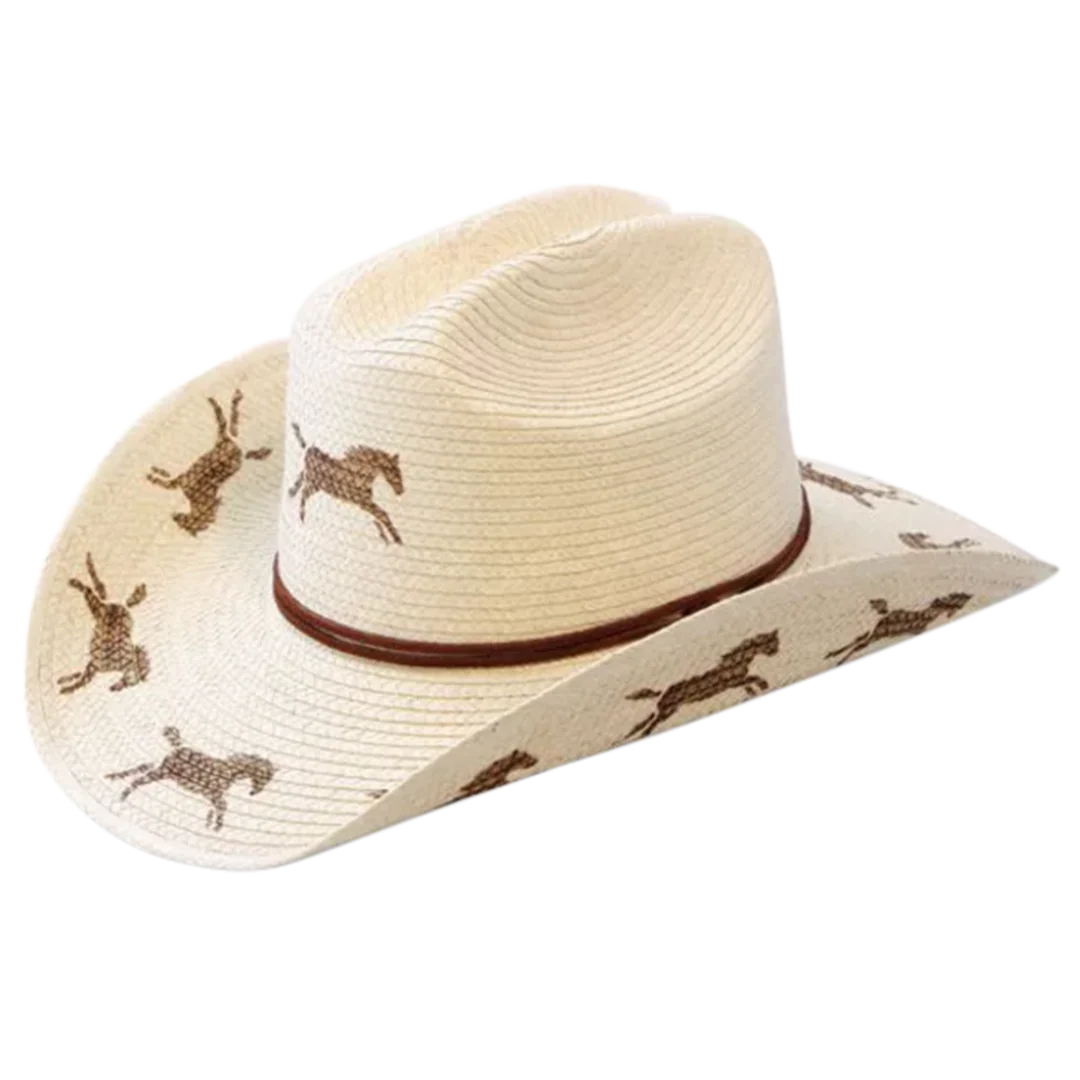SunBody Hat Kids' Running Horses Cattleman