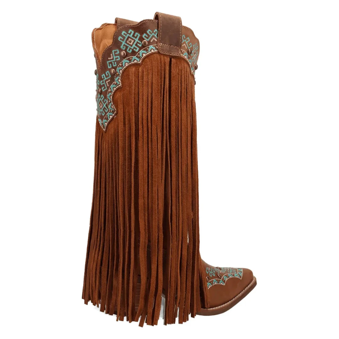 Dingo Women's Aztec Fringe Cowboy Boots
