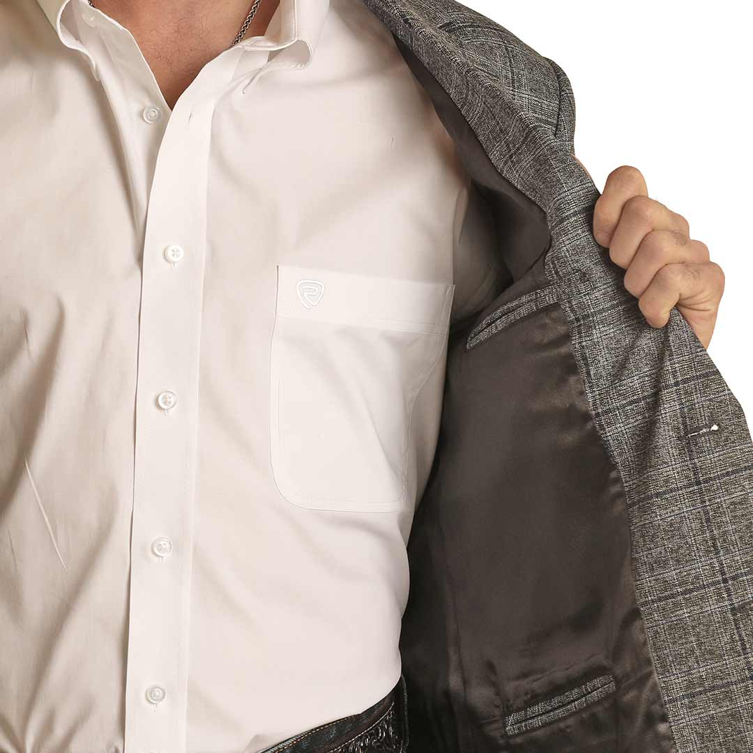 Rock & Roll Cowboy Men's Plaid Sport Coat