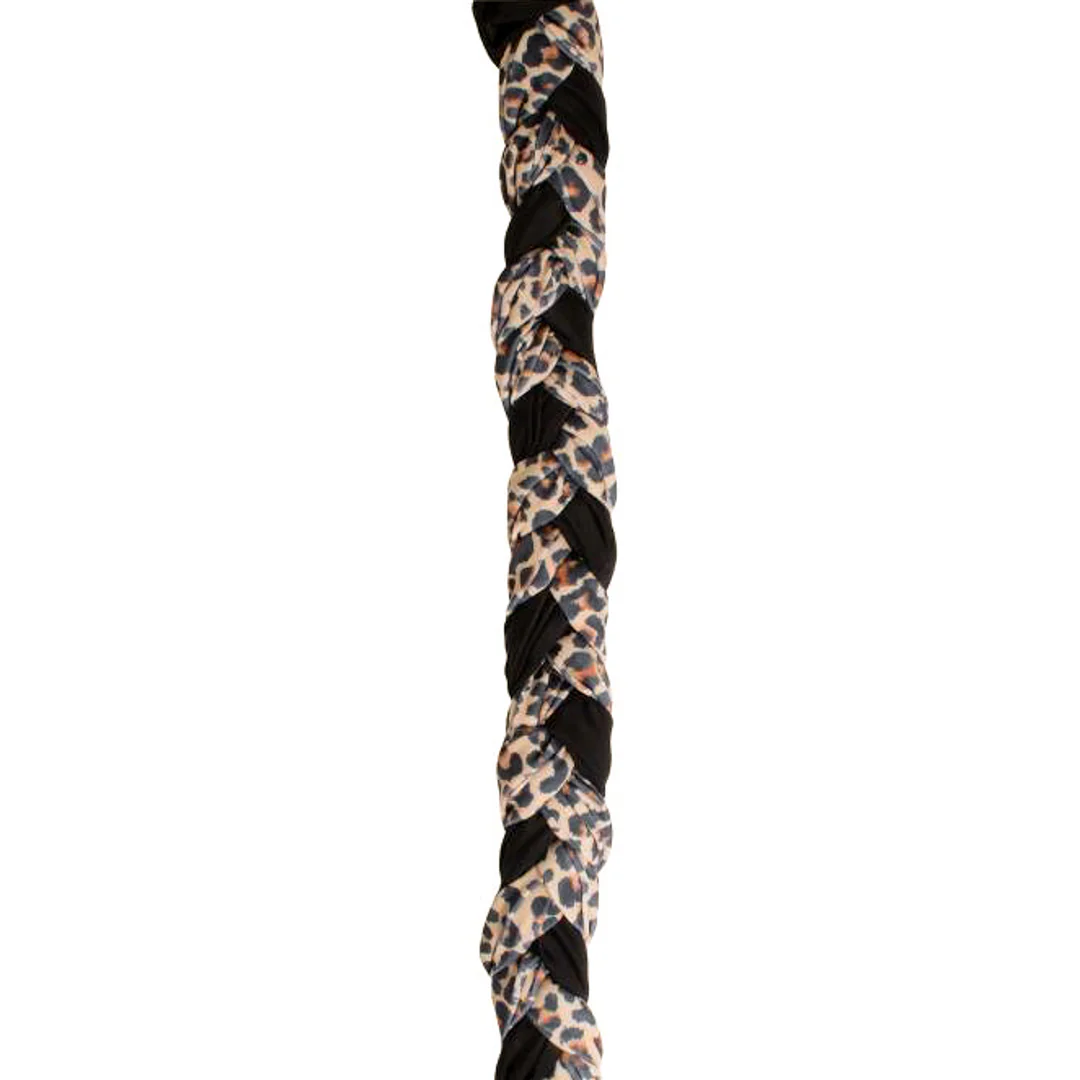Professional's Choice Long Lycra Tail Braid In Cheetah Print