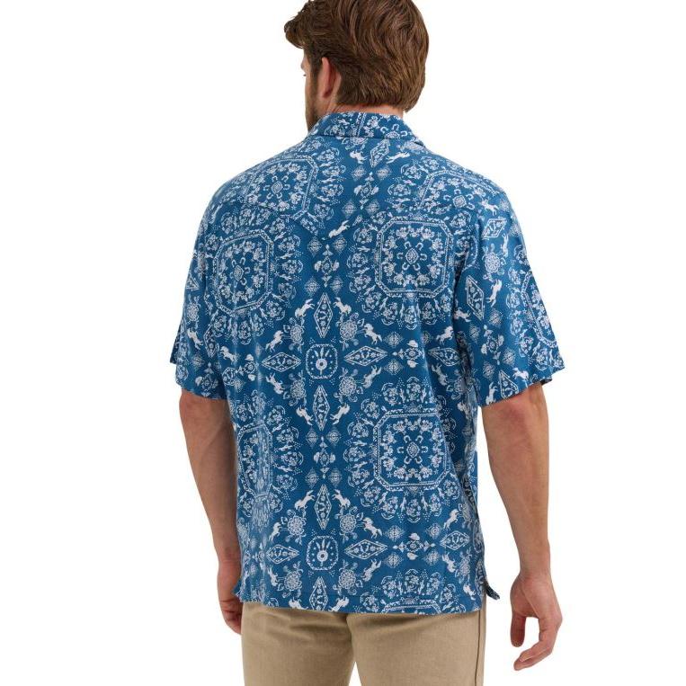 Wrangler Men's Coconut Cowboy Short Sleeve Snap Shirt