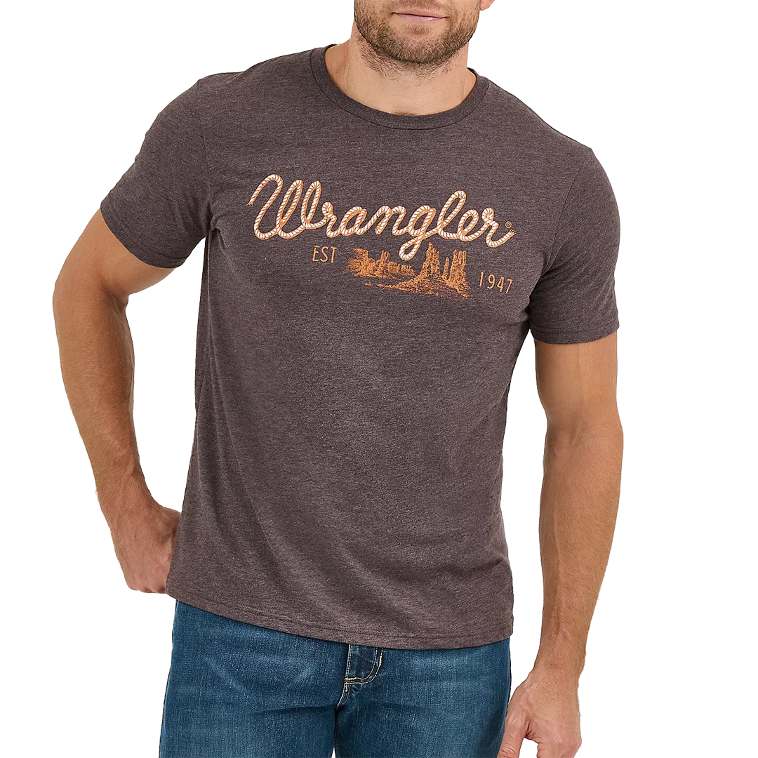 Wrangler Men's Rope Emblem Graphic T-shirt