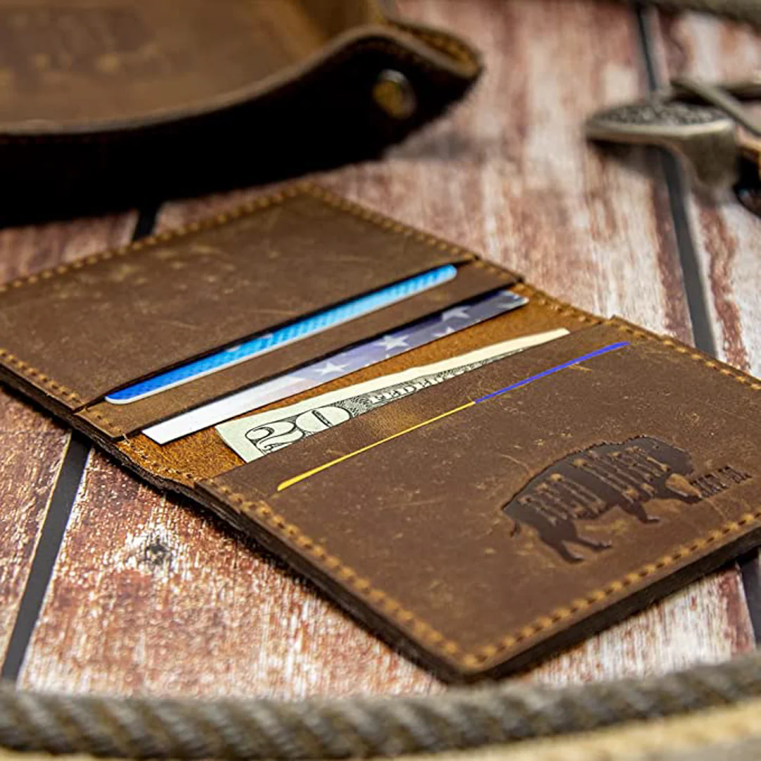 Red Dirt Hat Co. Men's Natural Brindle Bifold Wallet