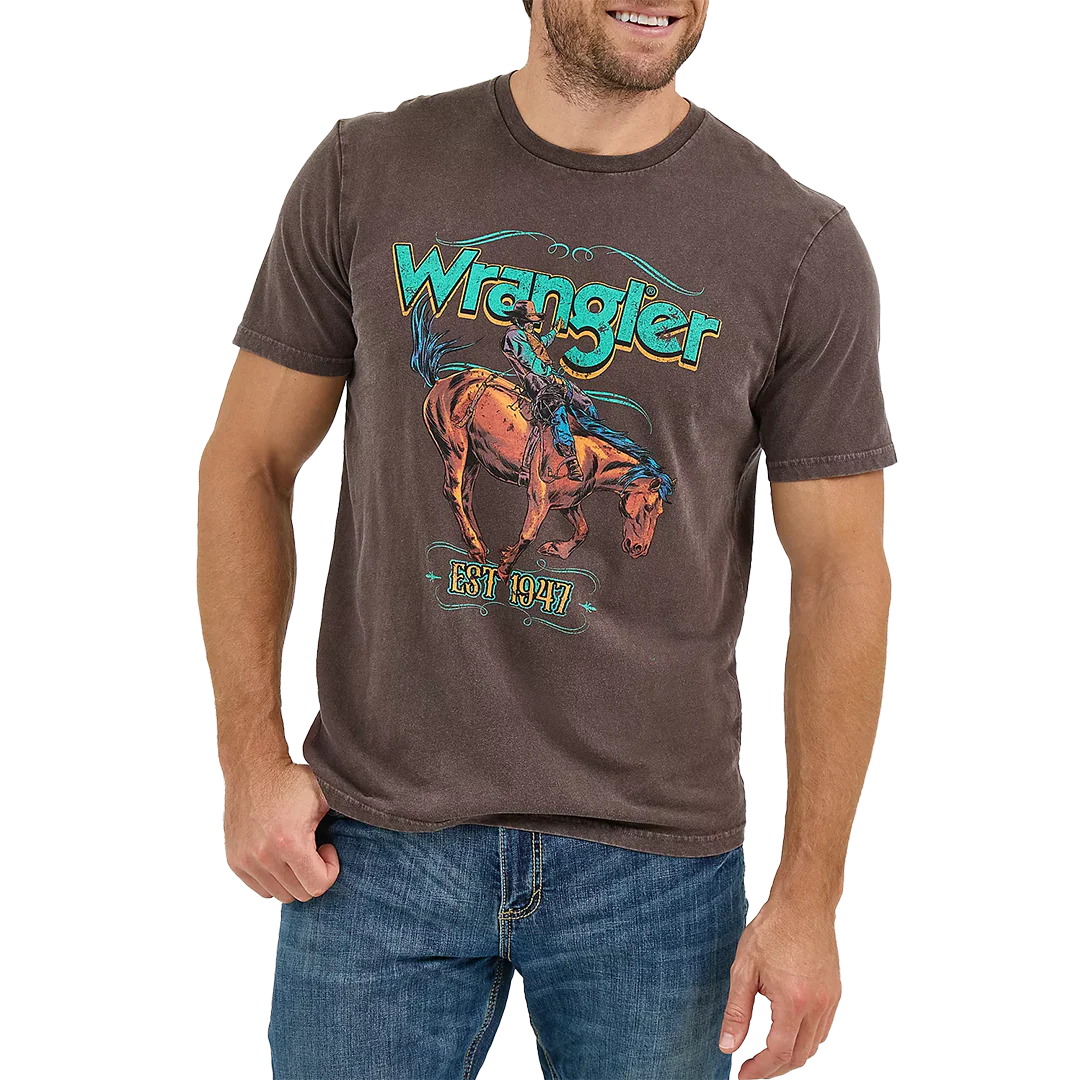 Wrangler Men's Bucking Horse Graphic T-Shirt