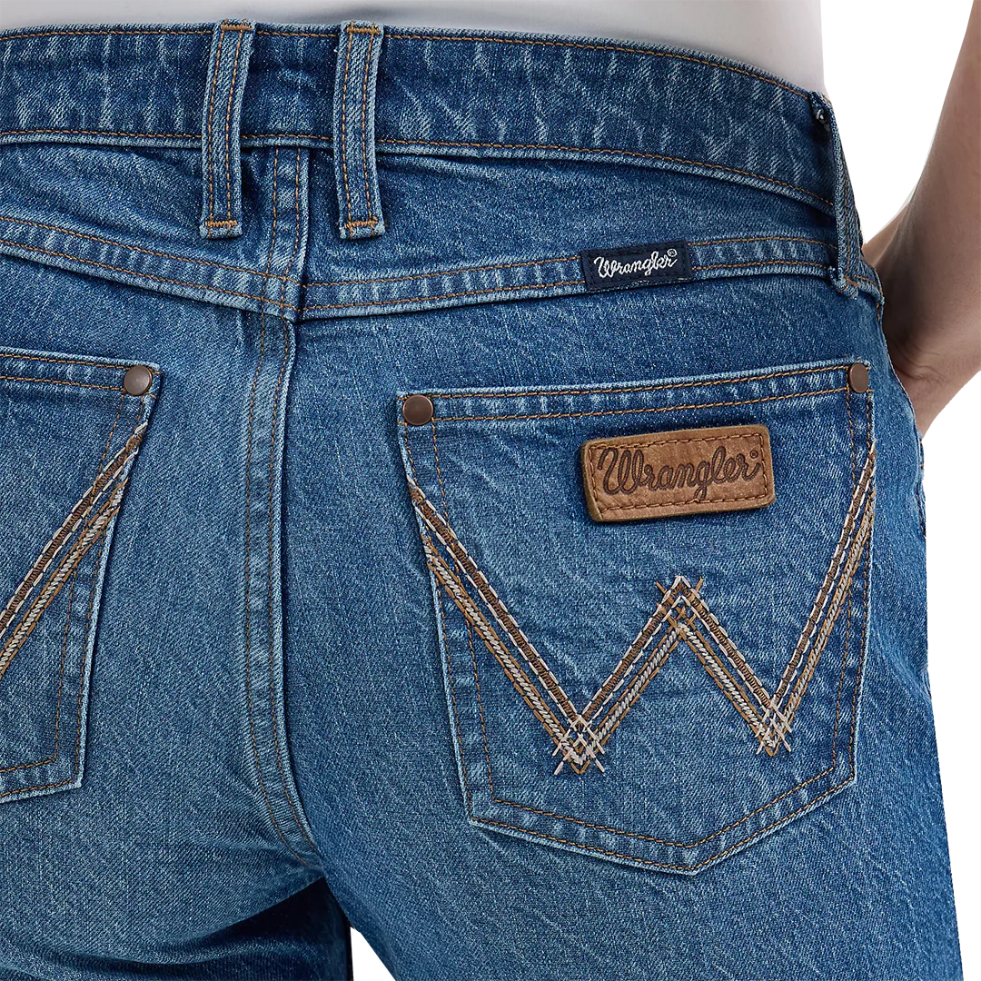 Wrangler Women's Retro Mae Mid Rise Bootcut Jeans