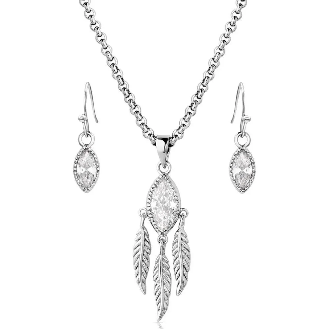 Montana Silversmiths Catching Light Crystal Jewelry Set