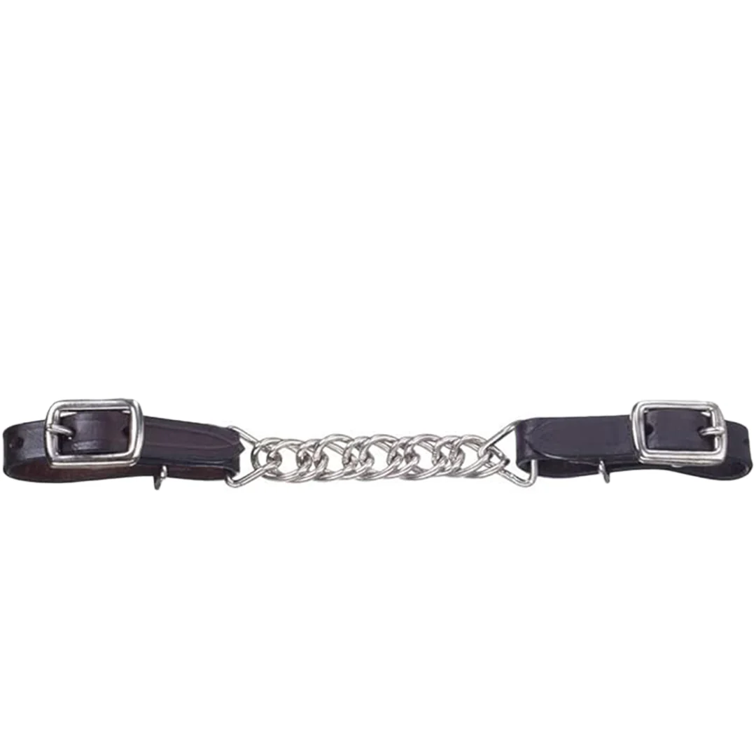 Tough 1 Flat Leather Curb Chain