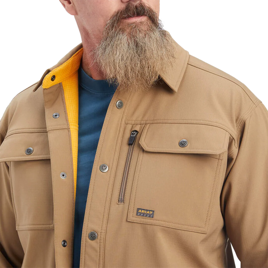 Ariat Men's Rebar DuraStretch Utility Softshell Shirt Jacket