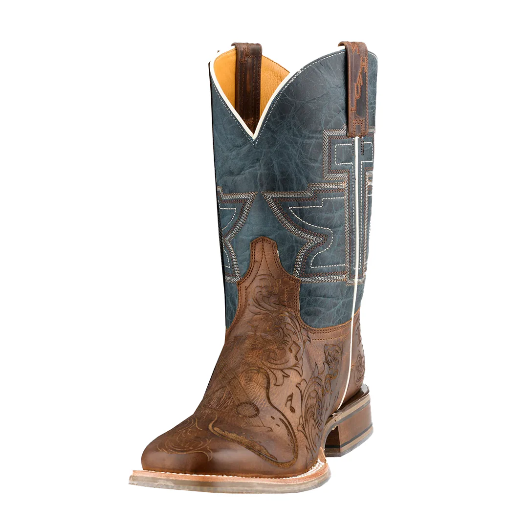 Tin Haul Men's Guitar Rock On Cowboy Boots