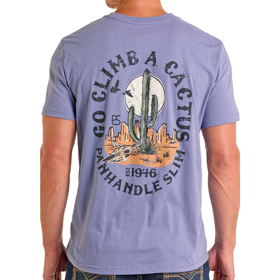 Panhandle Slim Unisex Go Climb A Cactus Graphic T-Shirt